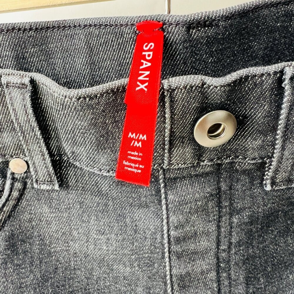 Spanx Wide legs pull on jeans, Black, Size M G88 - Picture 8 of 11
